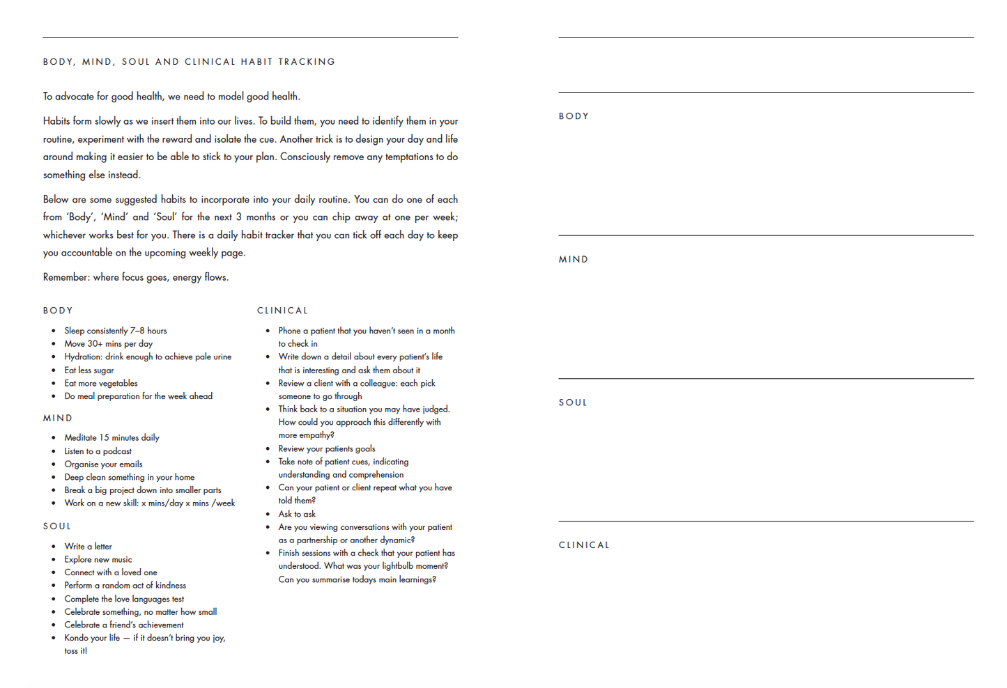 Quarterly Clinical Journal - Level up in 12 weeks